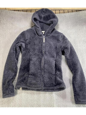 Bench Womens Jacket Small Fleece Fuzzy Zip Hoodie Comfycore